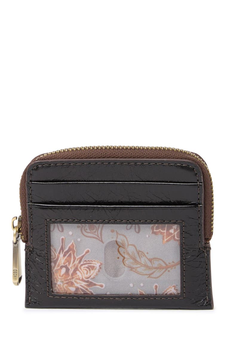 HOBO Ease Croc Embossed Leather Zip Pouch, Alternate, color,