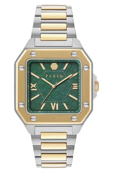 Edge Two-Tone Bracelet Watch, 42mm