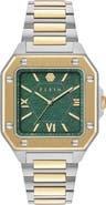 PHILIPP PLEIN Edge Two-Tone Bracelet Watch, 42mm