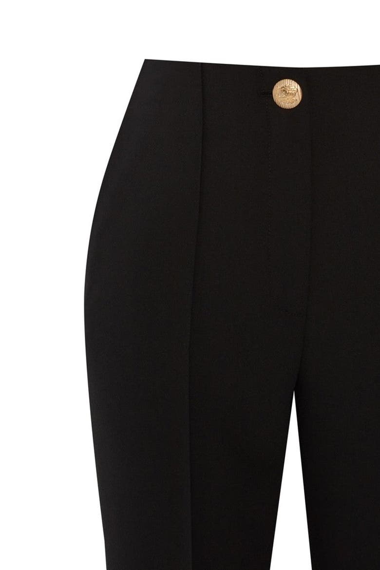 Alvia Straight Pants, Alternate, color, Black