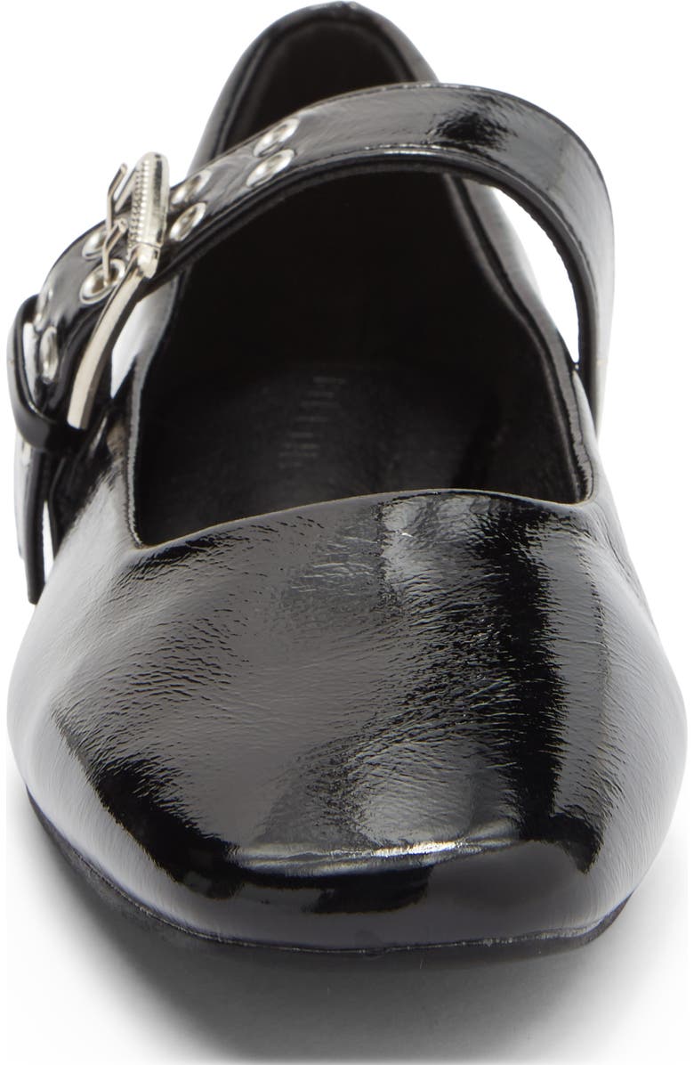 Billini Faris Mary Jane Flat, Alternate, color, Black Crinkle Patent