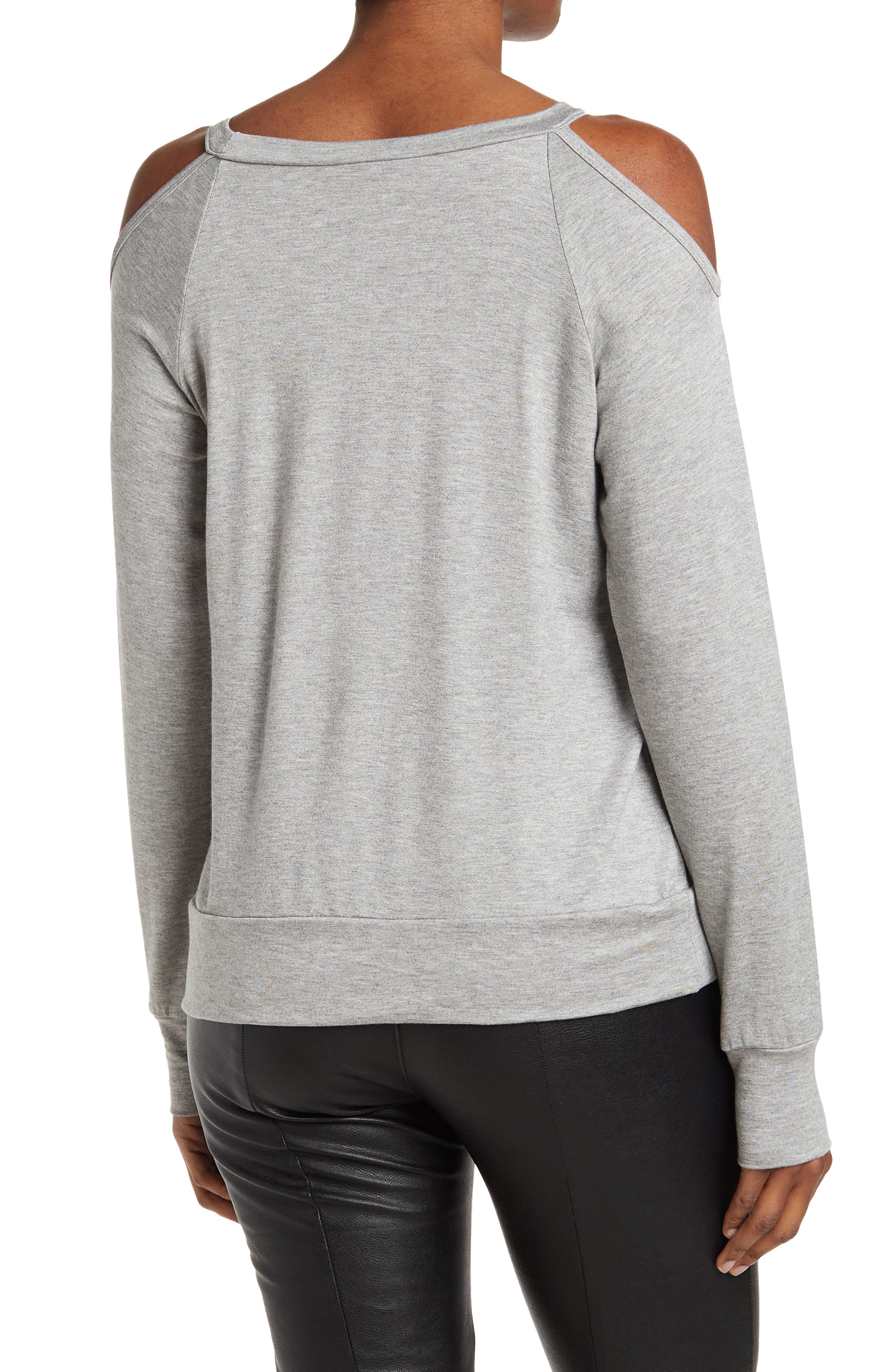 Cold Shoulder Knit Sweater - image 4