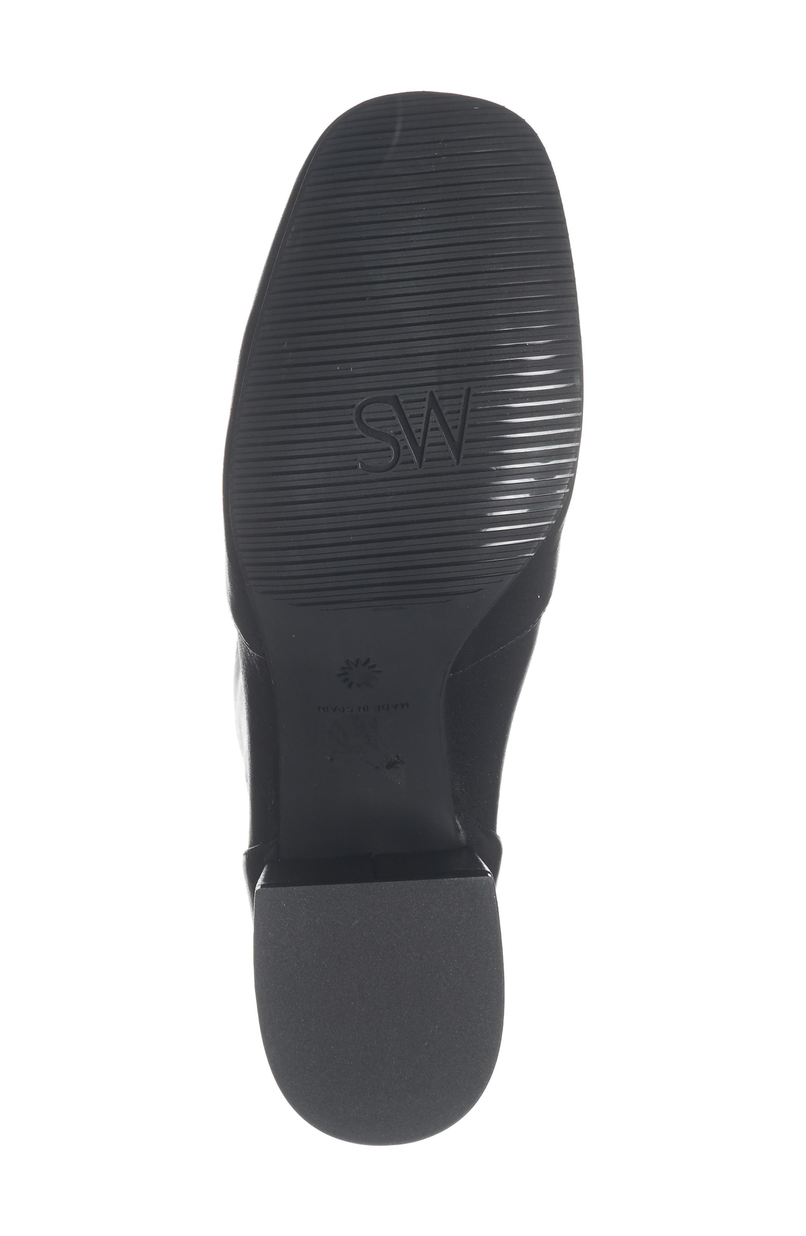 Stuart Weitzman Sleek Sock Bootie, Alternate, color, Black