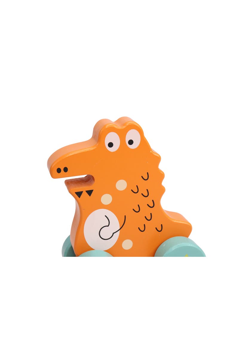 Leo & Friends Wooden Little Schappi Alligator Vehicle Toy, Alternate, color, Orange