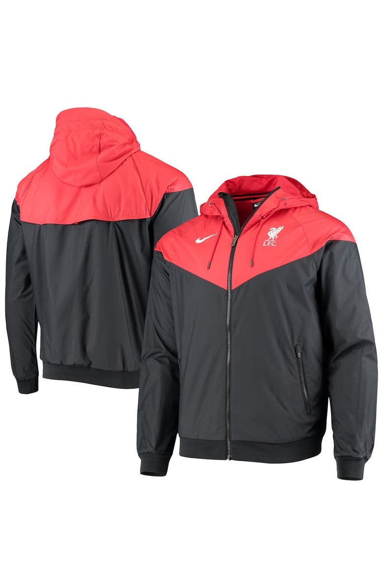 Nike Men's Nike Black Liverpool Windrunner Full-Zip Jacket, Main, color, 