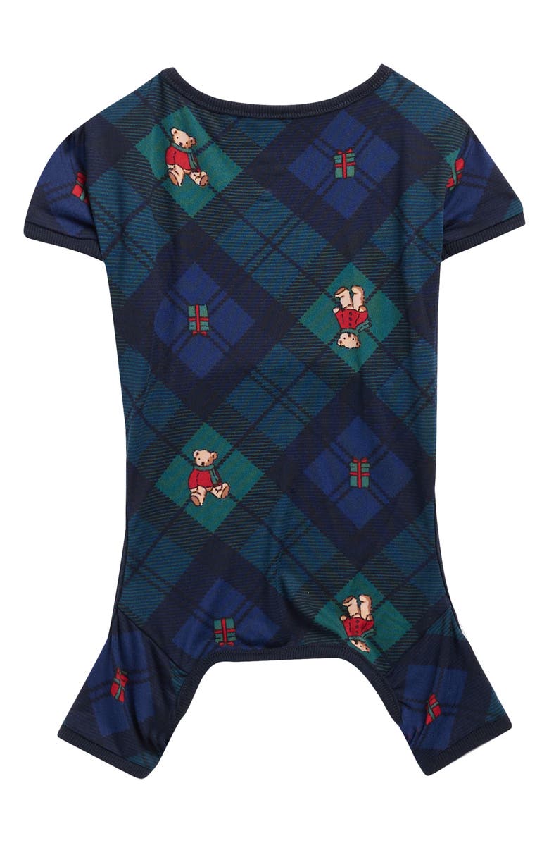 JACLYN Dog Matching Family Bear Plaid Pajamas, Main, color, 