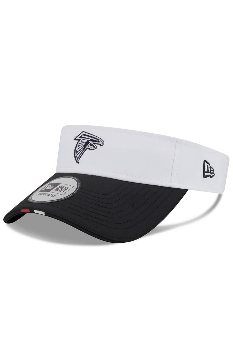 New Era Men's New Era White/Black Atlanta Falcons 2025 NFL Training Camp Adjustable Visor, Main, color, White