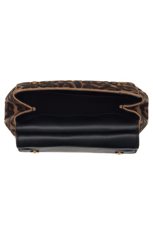 Dolce & Gabbana Sicily Handbag In Leopard/nero