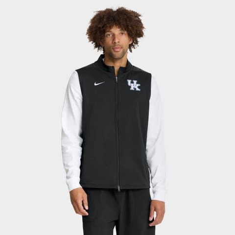 Men's Nike Black Kentucky Wildcats Primetime Victory Performance Full-Zip Vest