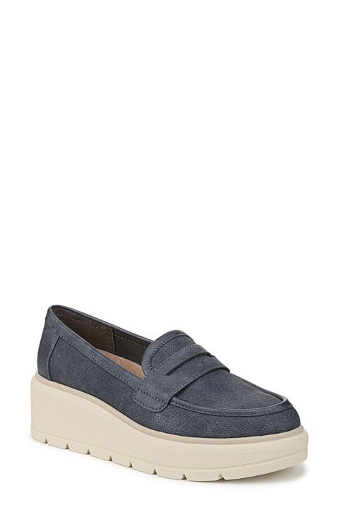 Nice Day Max Wedge Platform Penny Loafer (Women)
