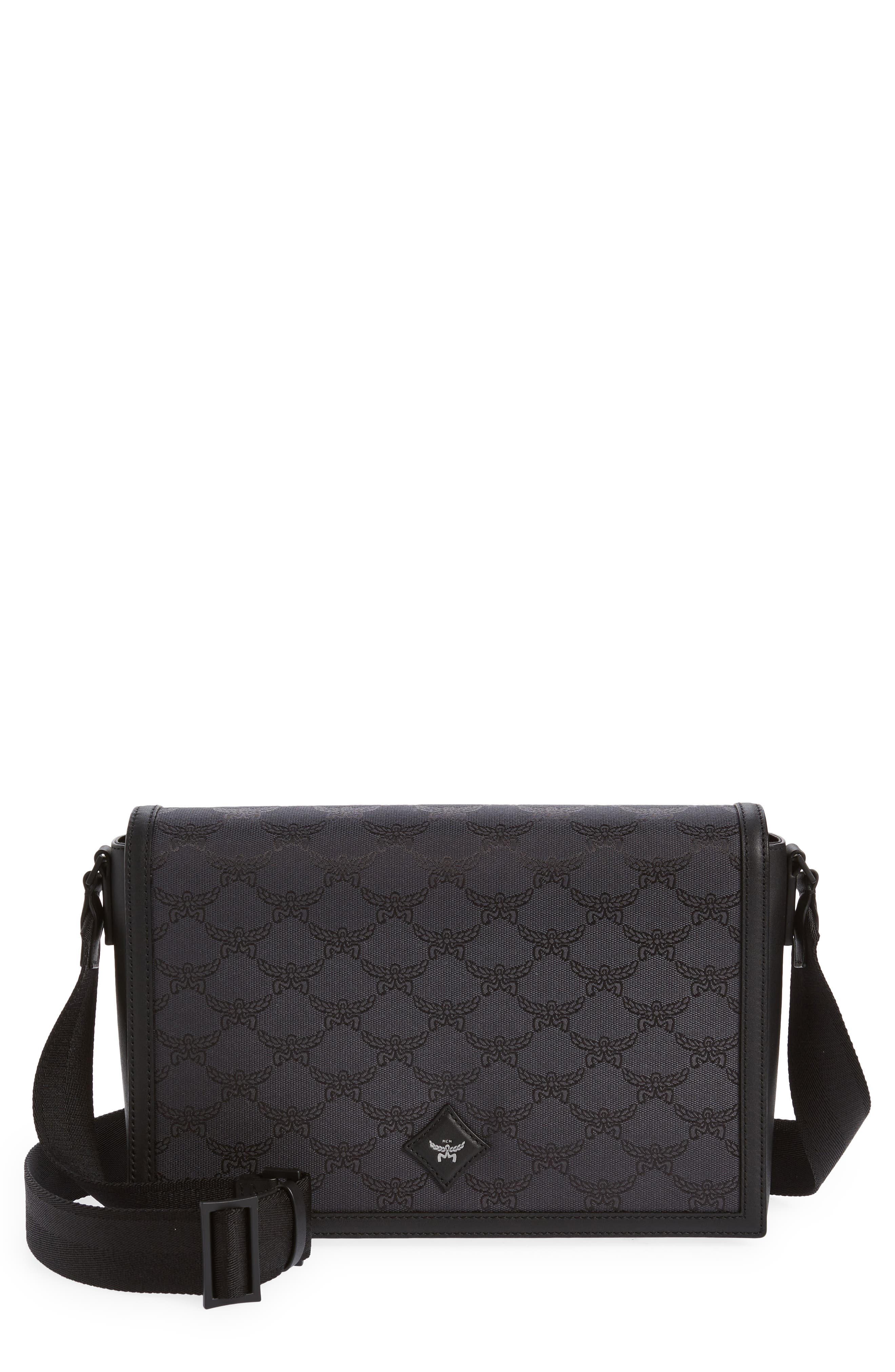 MCM Lauretos Small Messenger Bag, Main, color, 