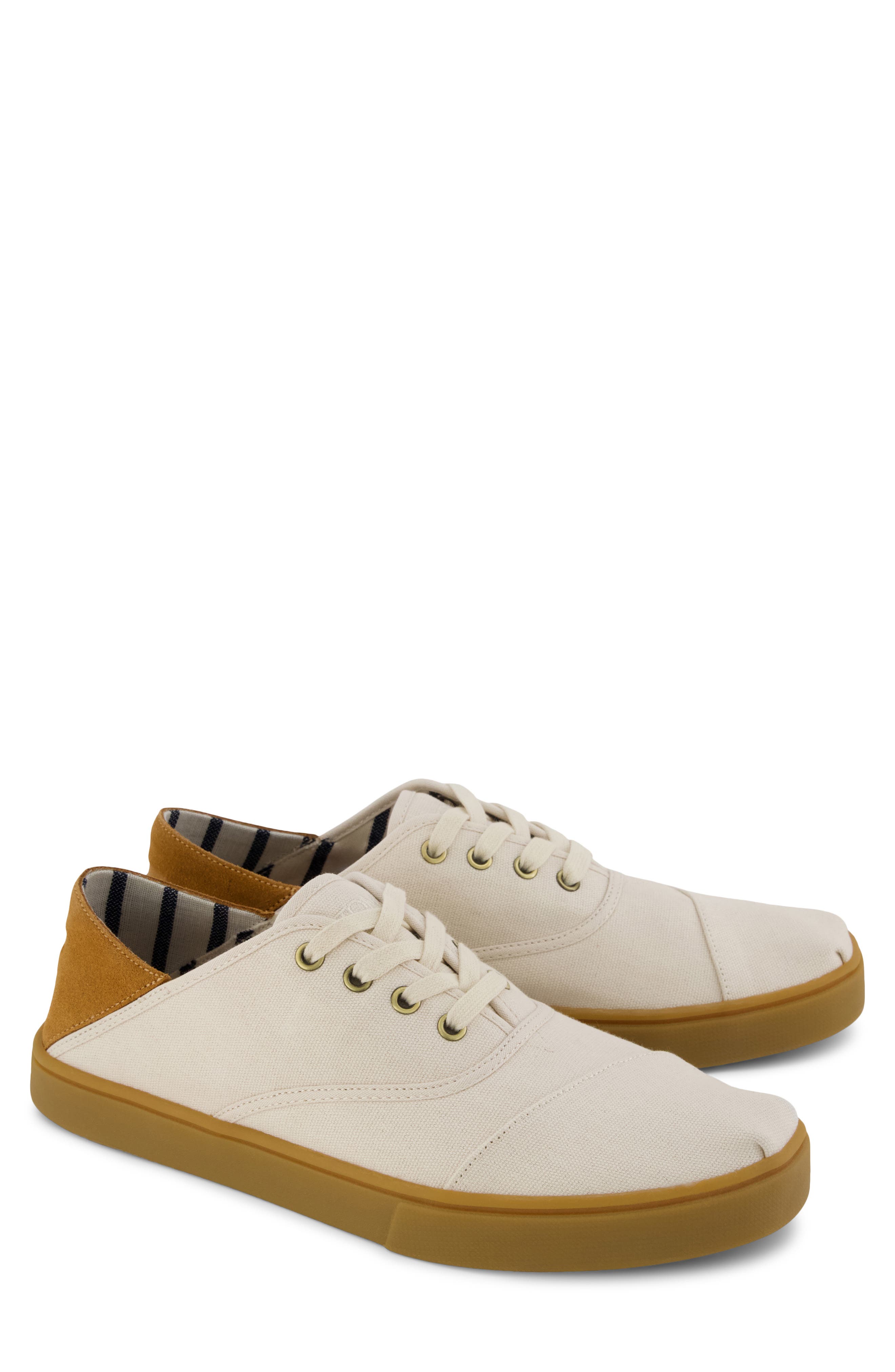 TOMS Cordones Plus Sneaker, Alternate, color, Natural