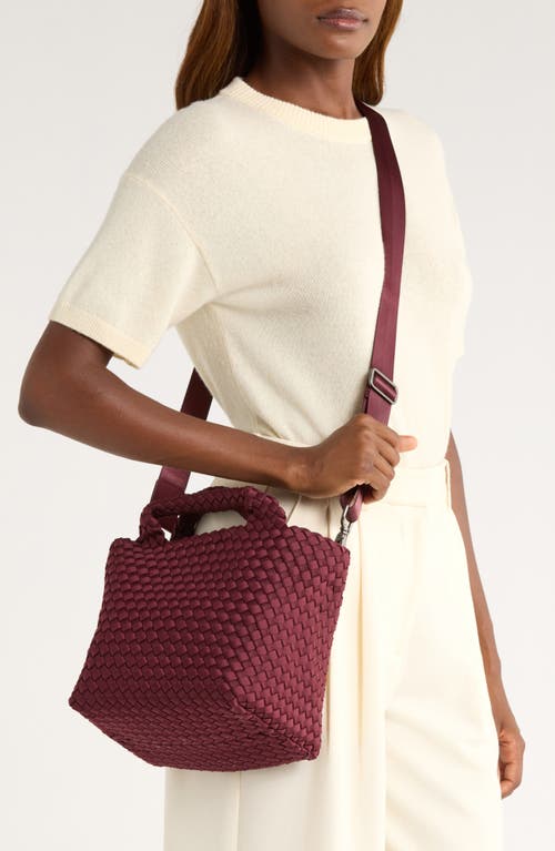 Naghedi Small St. Barths Tote In Burgundy