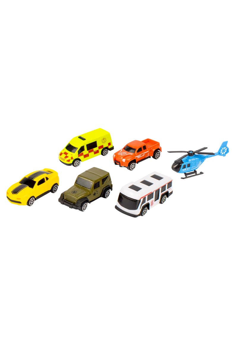 Sinco Mighty Motors Mega Big Rig Carry Case Red 15.75" Age 3+, Alternate, color, Multicolored