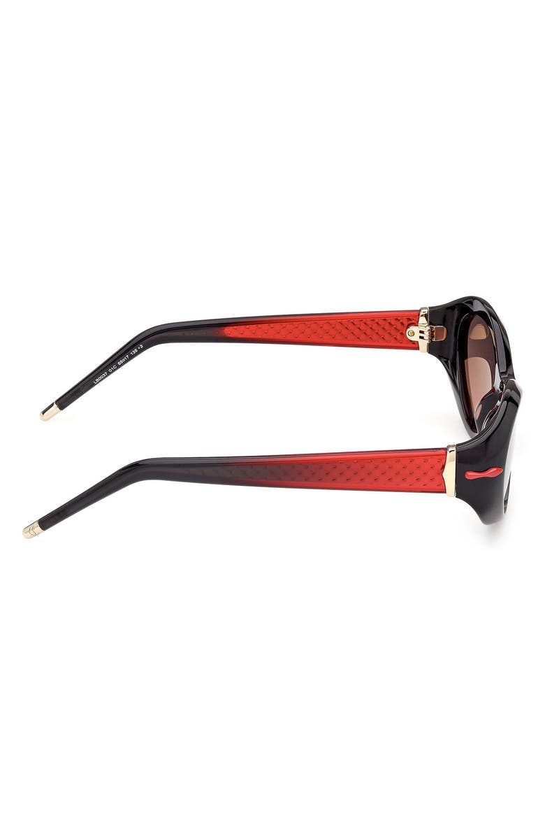 Christian Louboutin 55mm Oval Sunglasses, Alternate, color, 