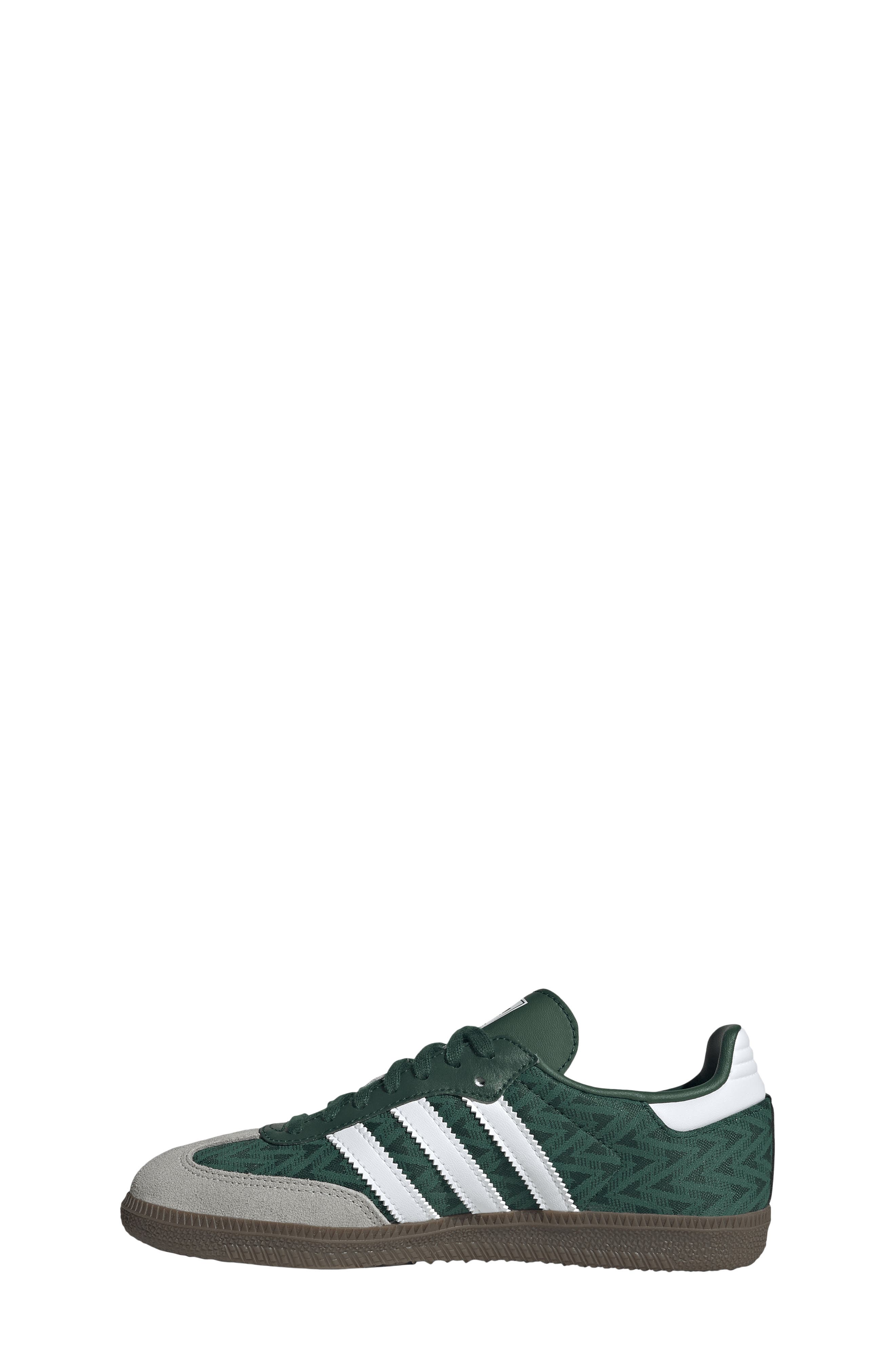 adidas Kids' Samba XLG Sneaker, Alternate, color, Green/ White/ Gum5