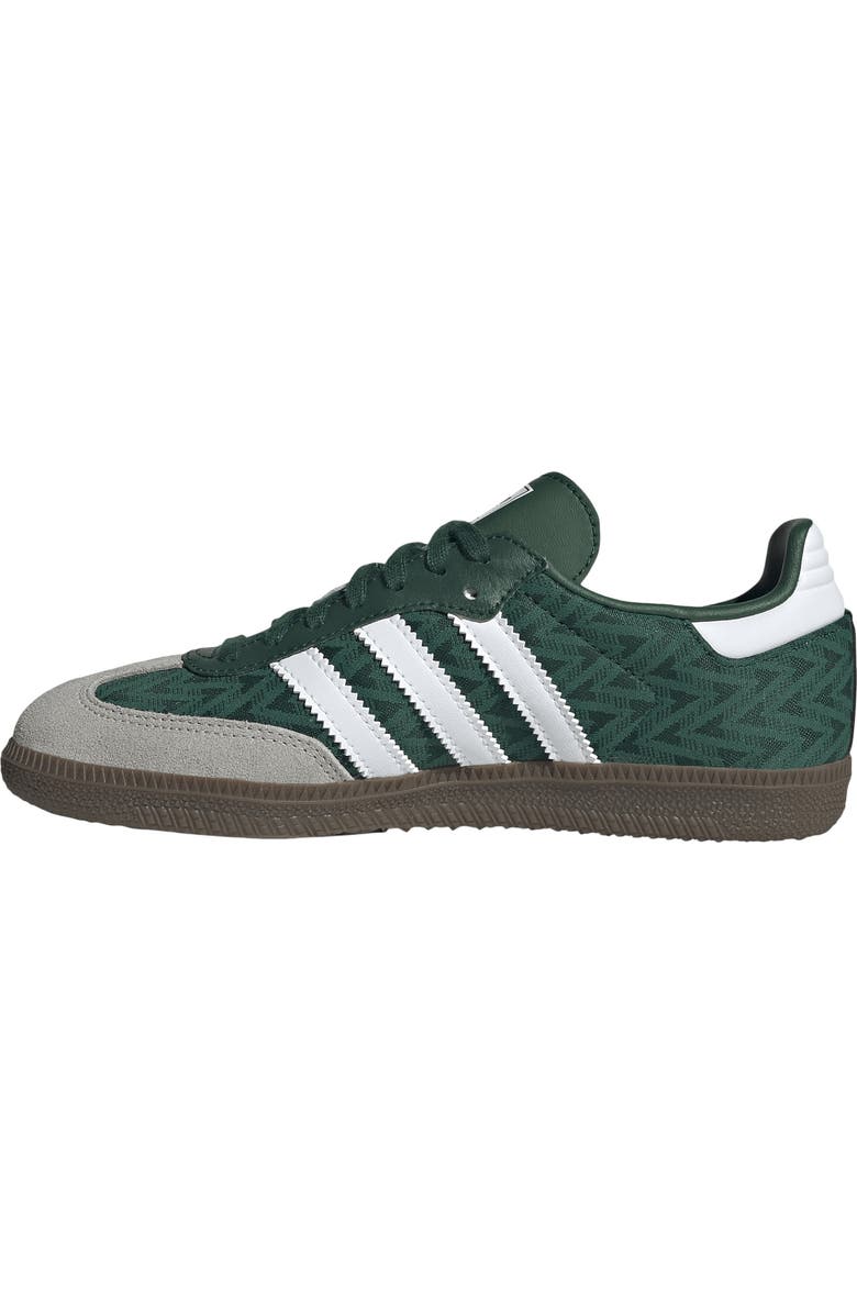 adidas Kids' Samba XLG Sneaker, Alternate, color, Green/ White/ Gum5
