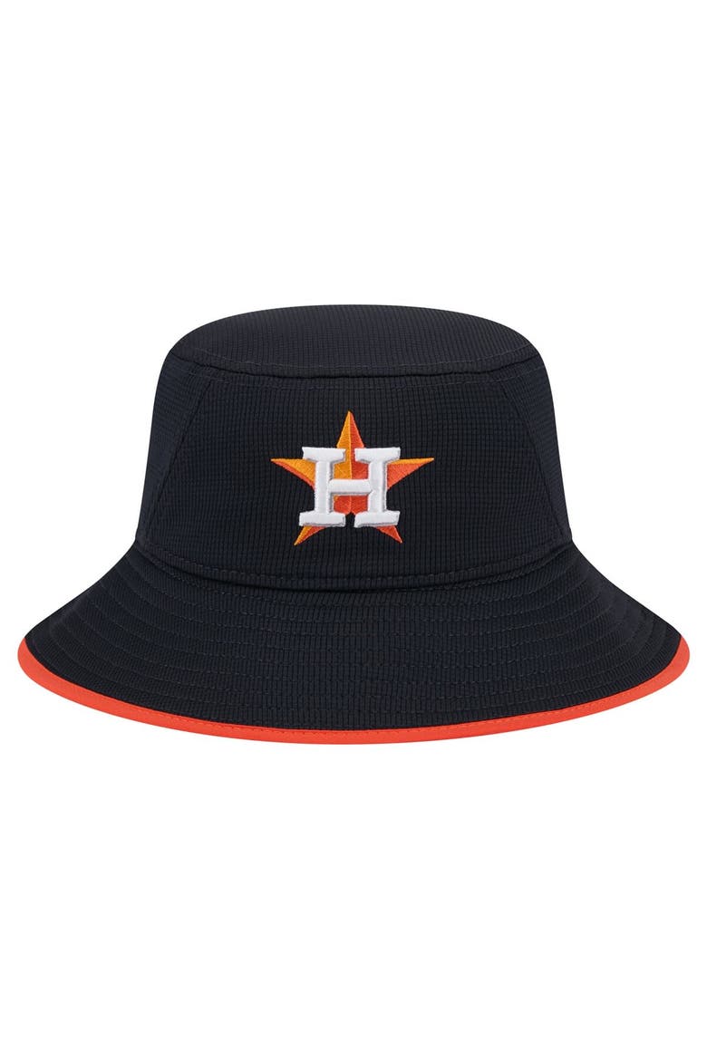 Men's New Era Navy Houston Astros Game Day Bucket Hat, Main, color, Navy