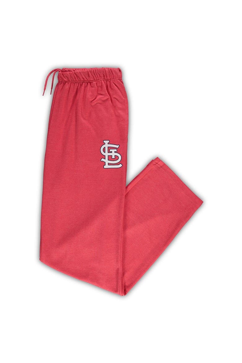 Men's Heathered Red St. Louis Cardinals Big & Tall Pajama Pants, Main, color, Heather Red