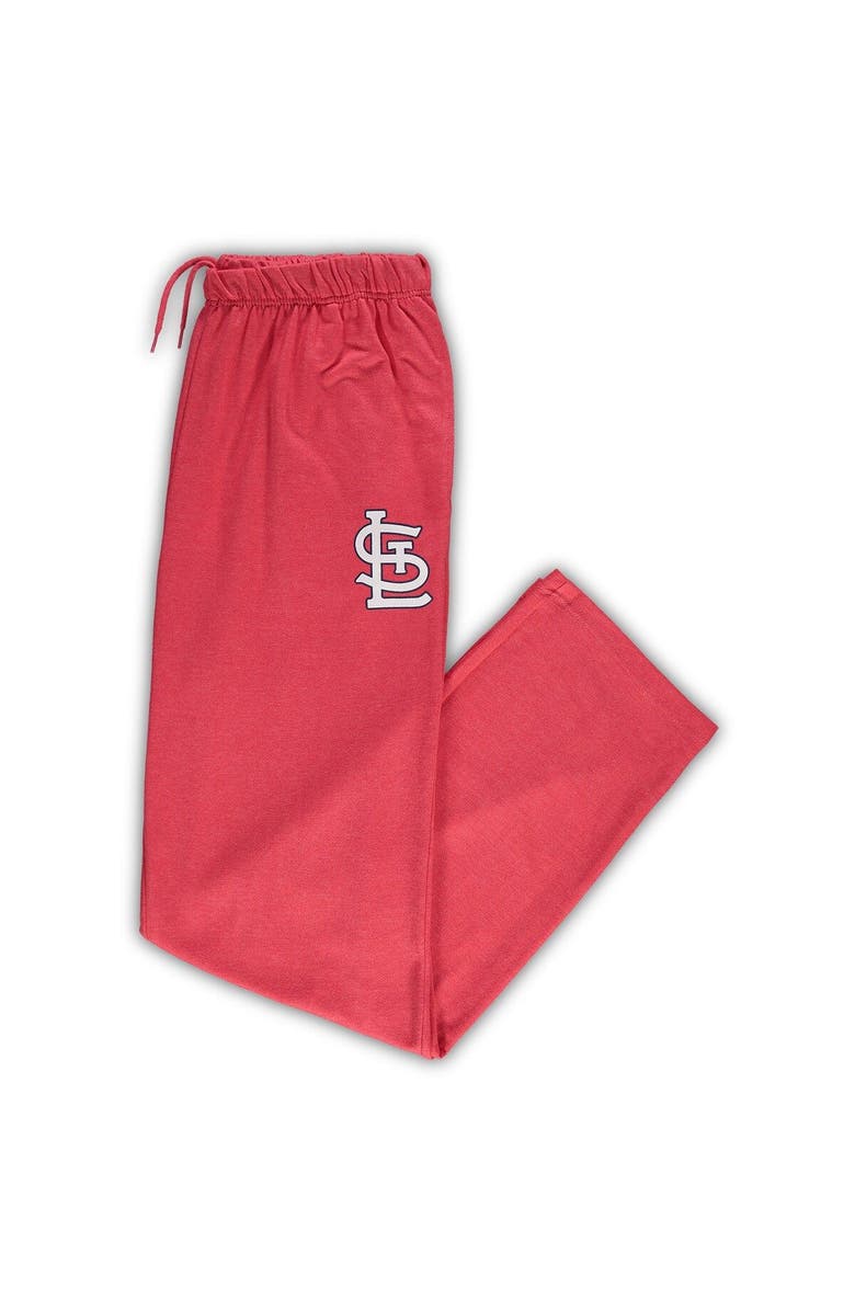 PROFILE Men's Heathered Red St. Louis Cardinals Big & Tall Pajama Pants, Main, color, Heather Red