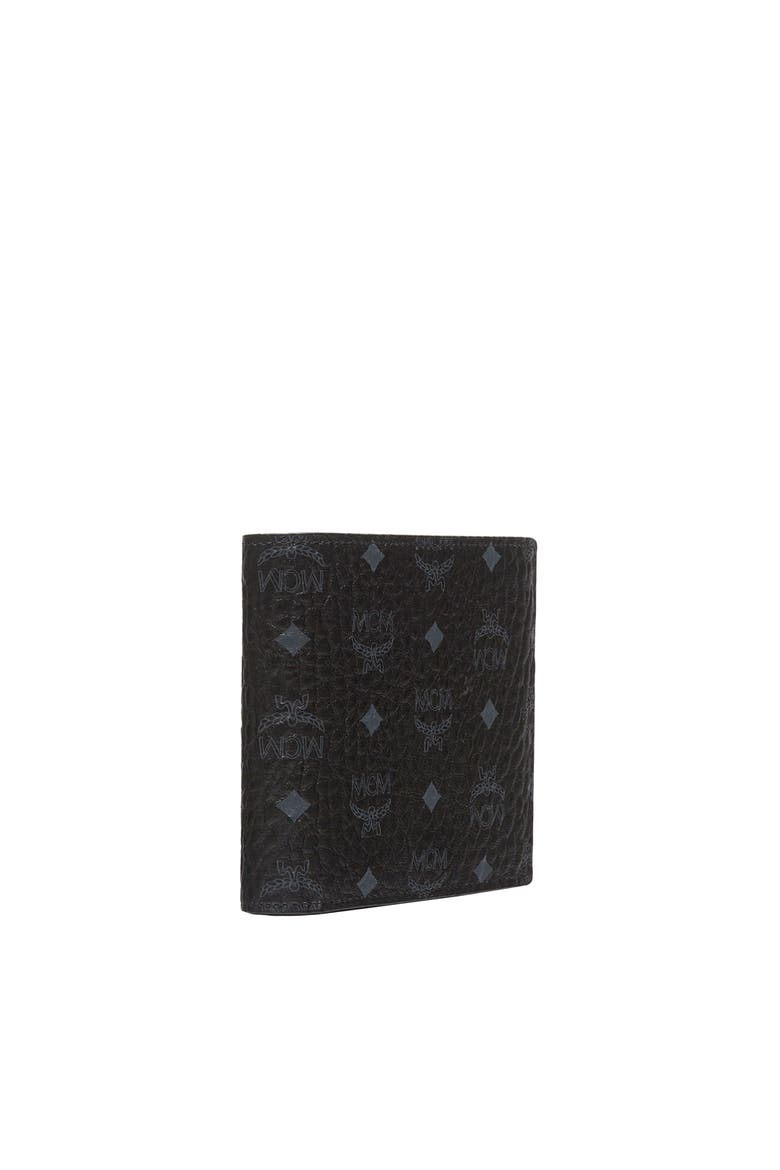 Bifold Wallet With Coin Pocket In Visetos Original, Alternate, color, Black