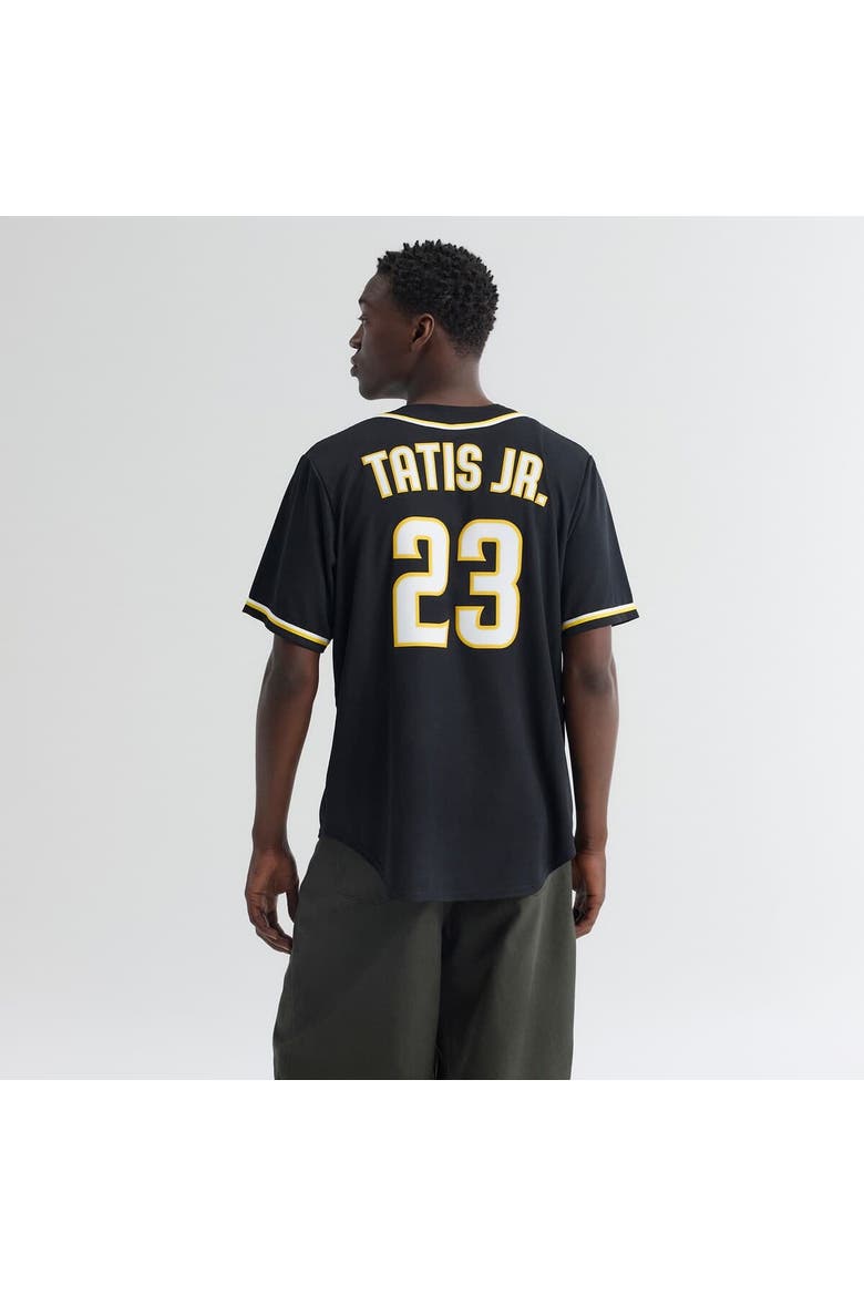 Men's Nike Fernando Tatis Jr. San Diego Padres Fashion Replica Black Out Jersey, Alternate, color, Black
