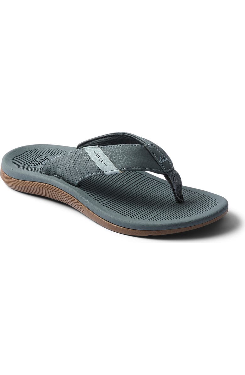Reef Kids' Santa Ana Flip Flop, Main, color, Grey
