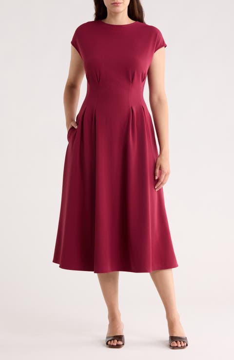 burgundy cocktail dress nordstrom Burgundy Cocktail Outfits