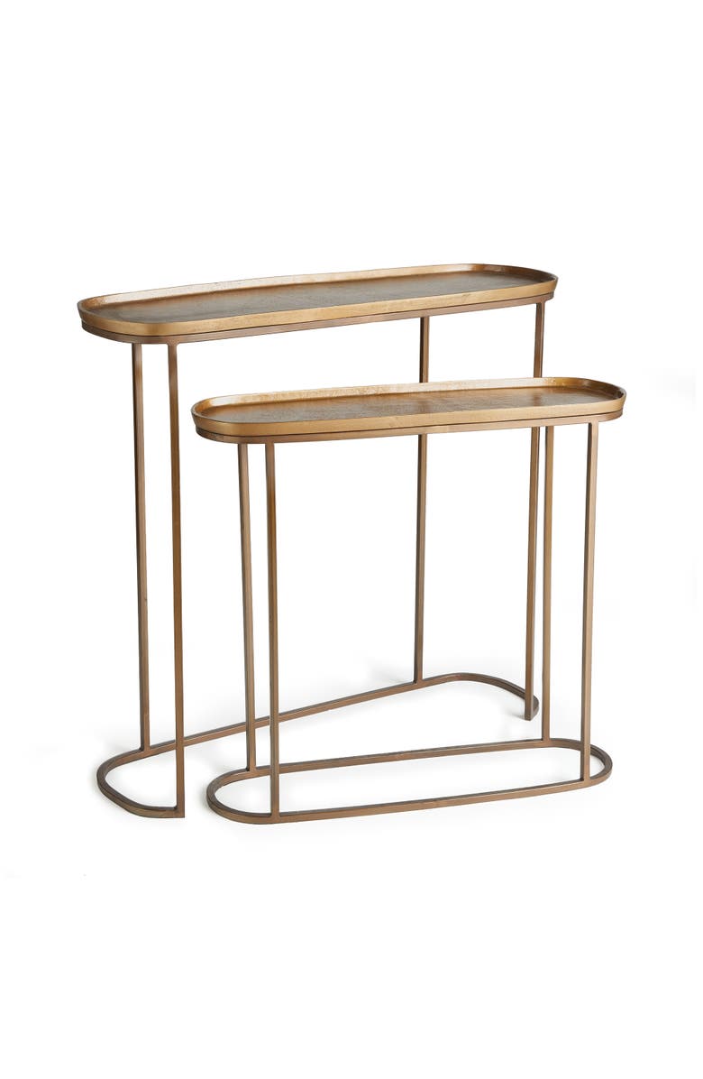 Napa Home & Garden Ziva Console Tables Set of 2, Main, color, Gold