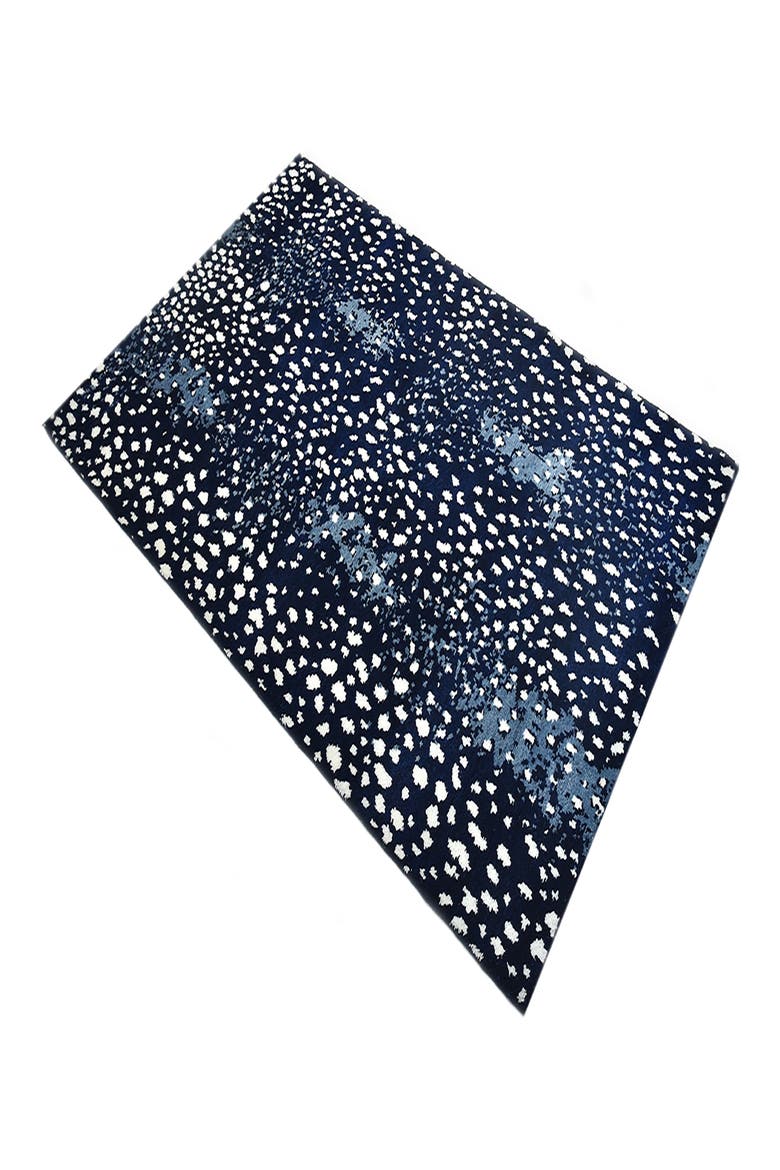Louis Handmade Wool Blend Area Rug, Alternate, color, BLUE