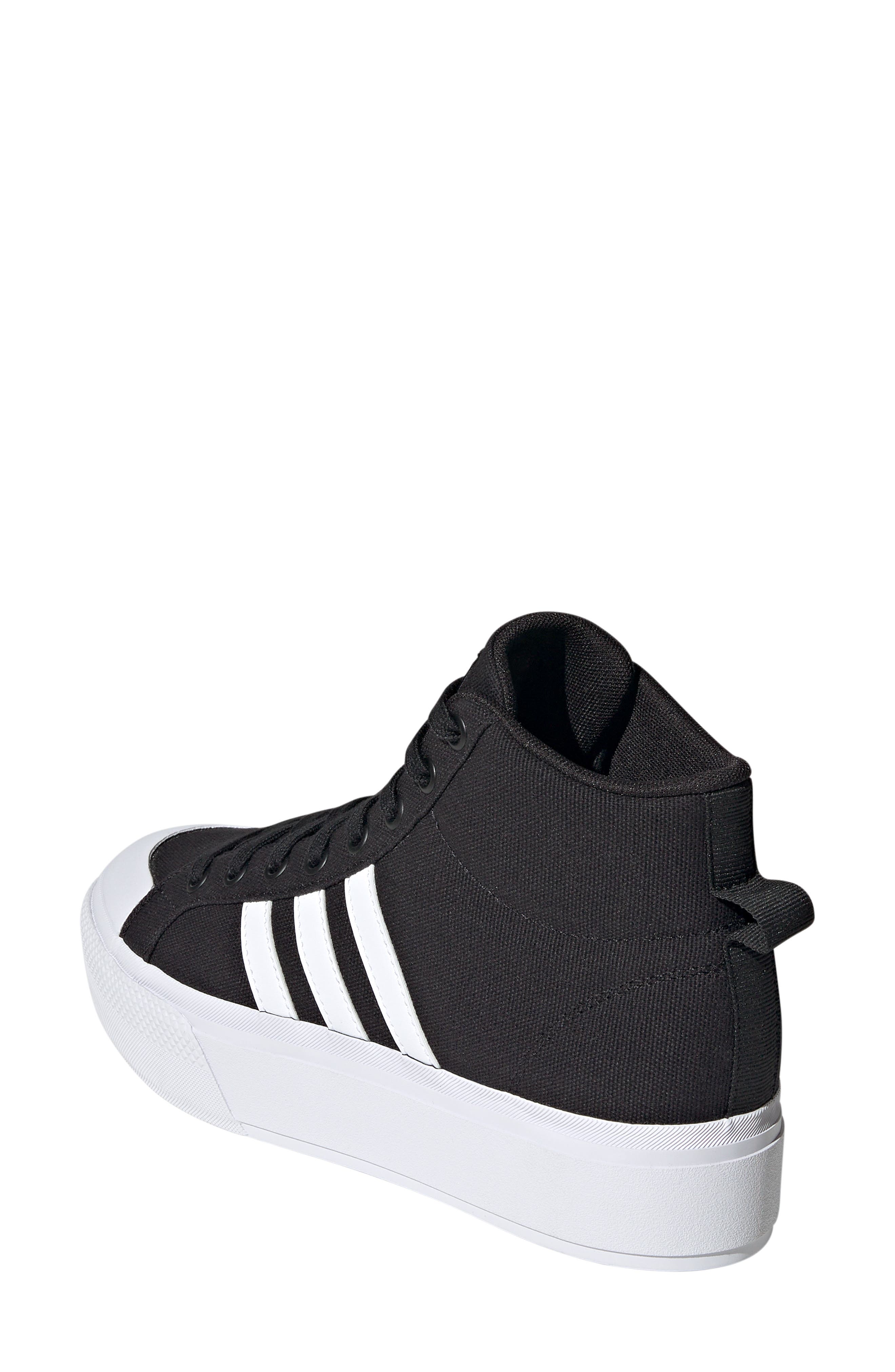 adidas Bravado 2.0 Platform Mid Skate Sneaker, Alternate, color, Black/ White/ Black