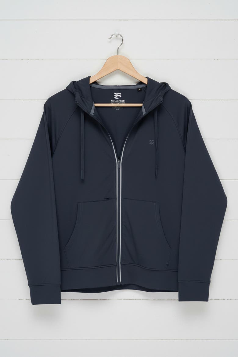Men's Everyday Full Zip Hoodie, Alternate, color, Arctic Blue