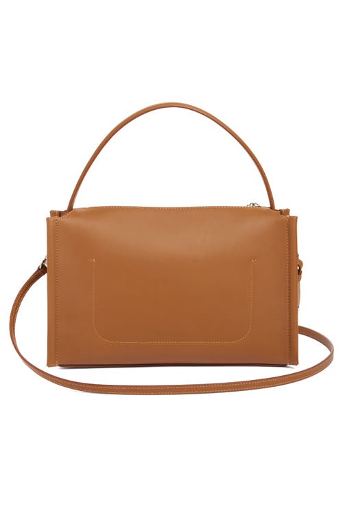 Jw Anderson Loafer Leather Top Handle Bag In Tan