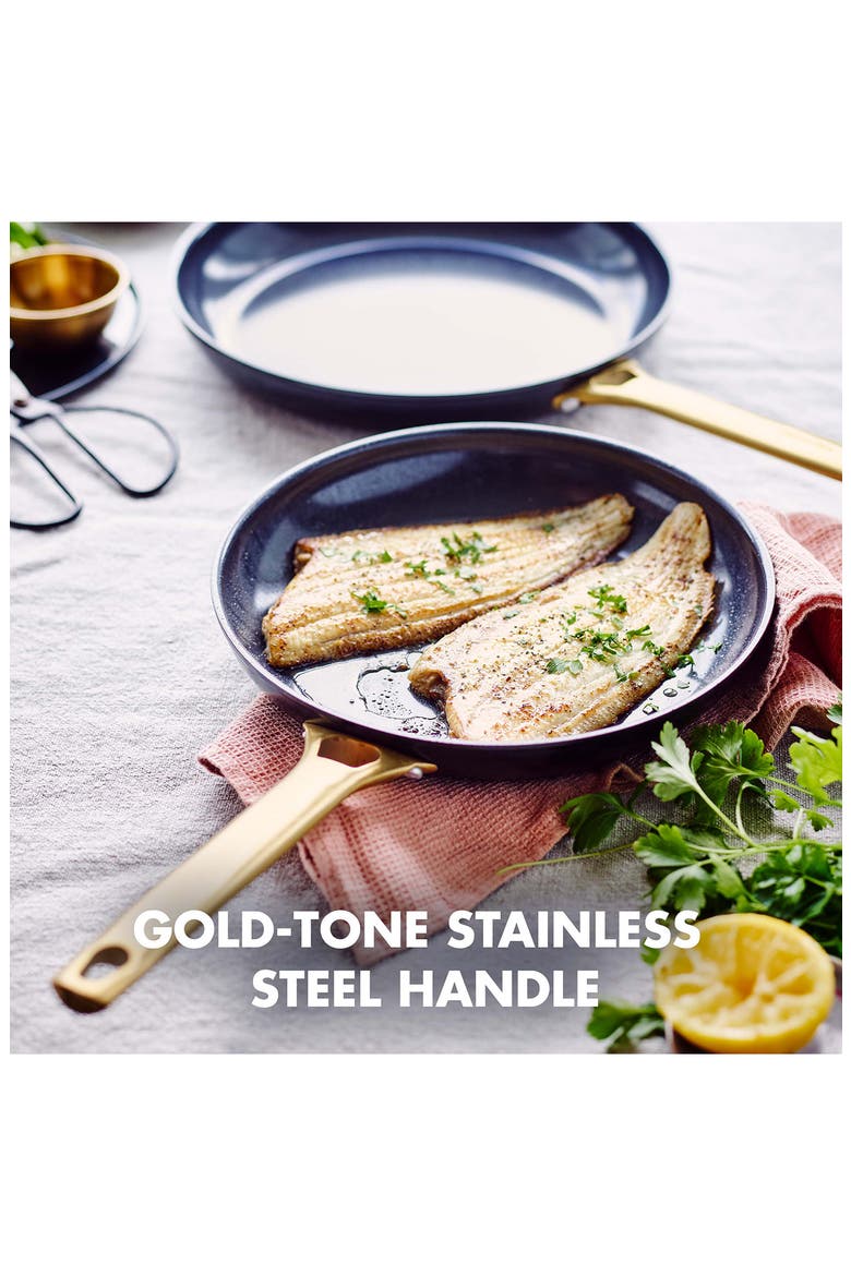 Reserve Set of 3 Ceramic Nonstick Frying Pans (Nordstrom Exclusive), Alternate, color, BLACK