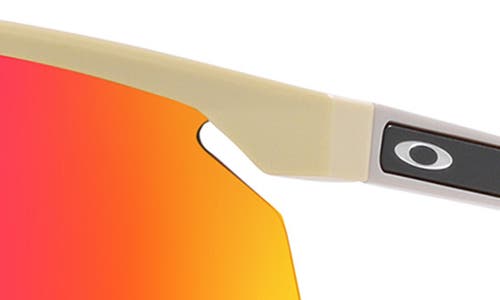Oakley Bxtr 39mm Prizm™ Wrap Shield Sunglasses In Ruby