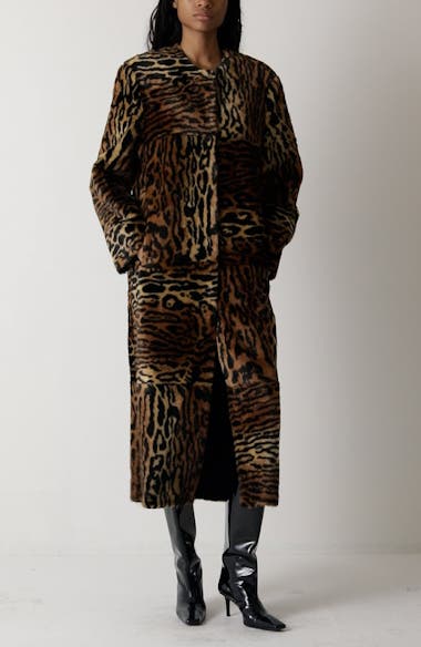 Kyoko Hilata様◆LEGNA 日本製 羊革 コートフード付◆良品◆ Stand Studio Hilma Faux Fur Long Coat | Nordstrom