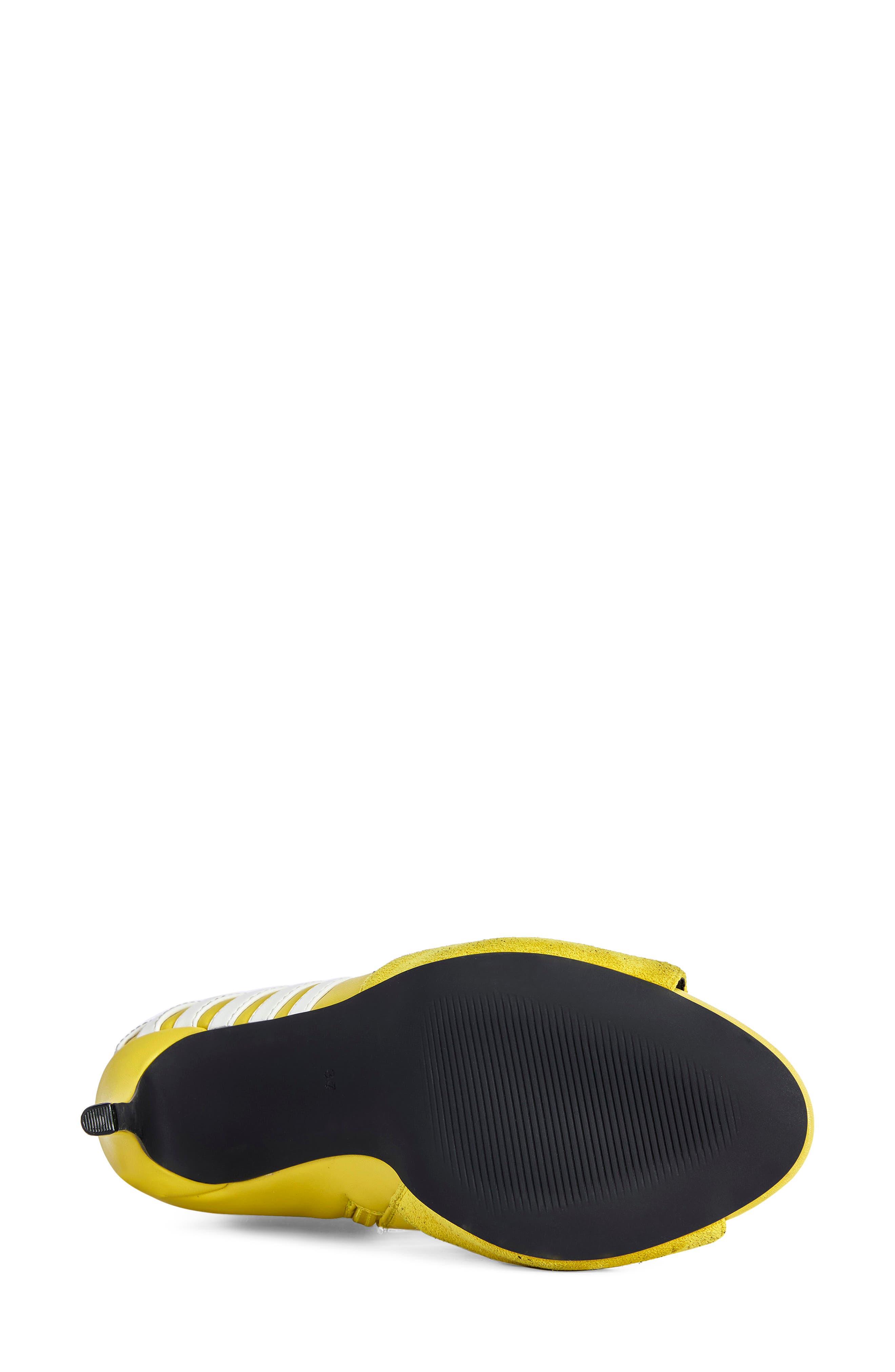 Eleven Peep Toe Bootie, Alternate, color, MUSTARD