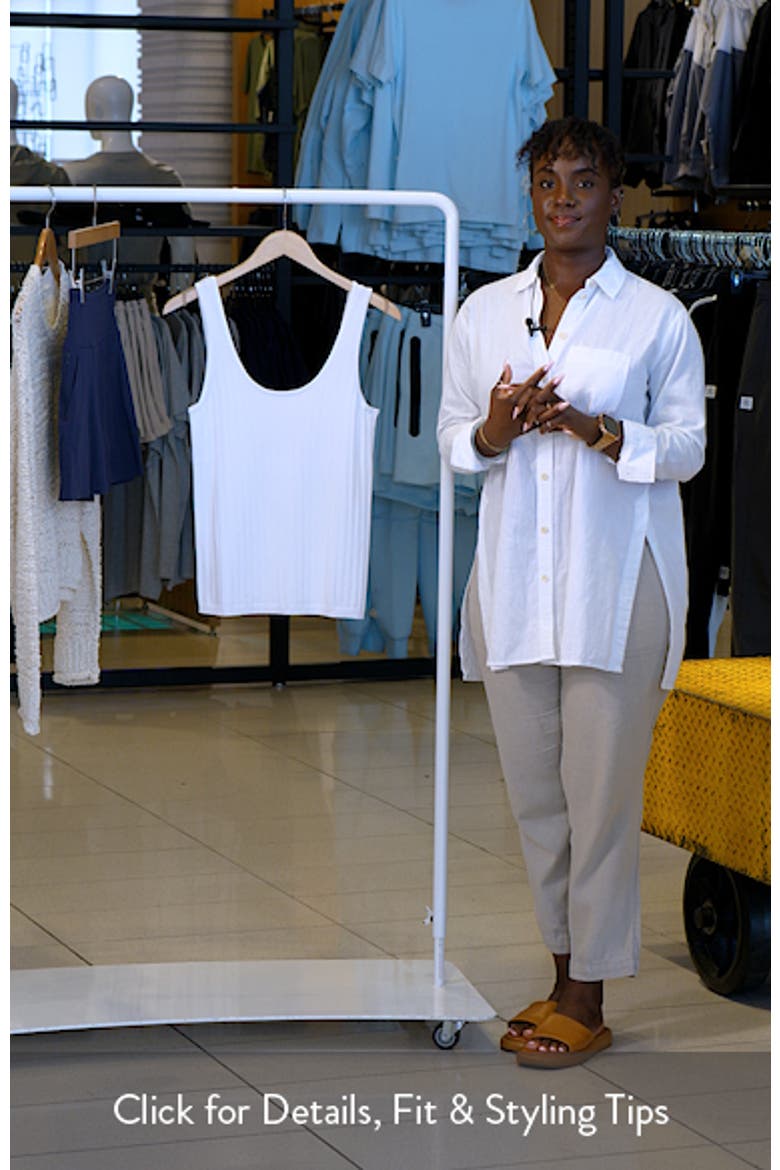 Slim Scoop Neck Rib Tank video