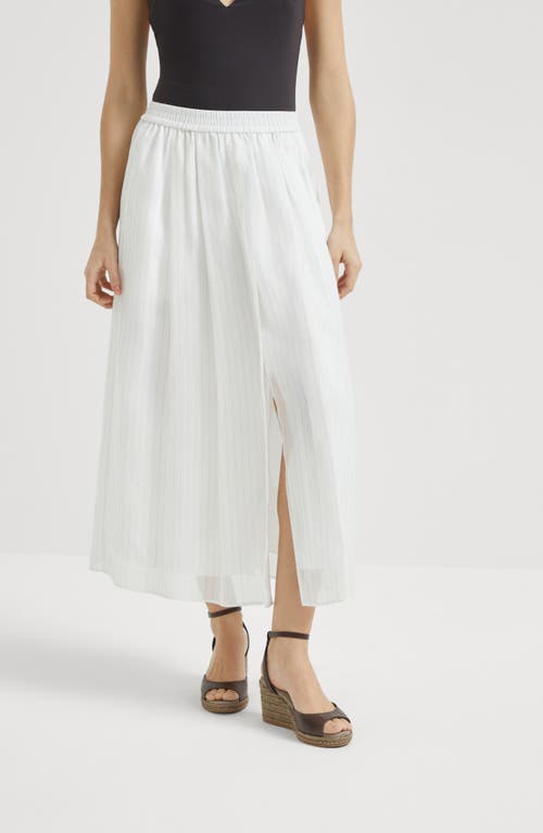 Brunello Cucinelli Crepe Cady Maxi Skirt