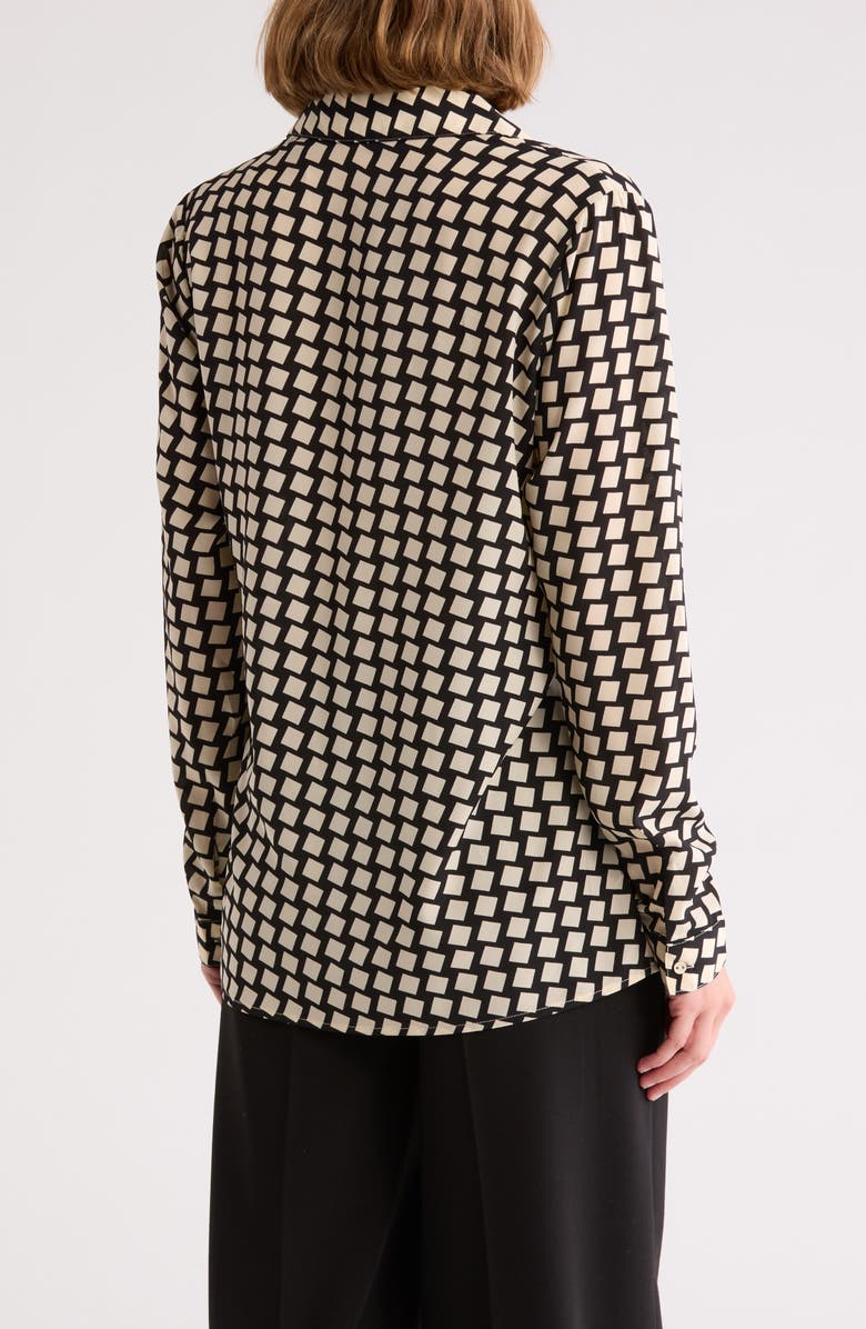 T Tahari Long Sleeve Button Front Shirt, Alternate, color, 