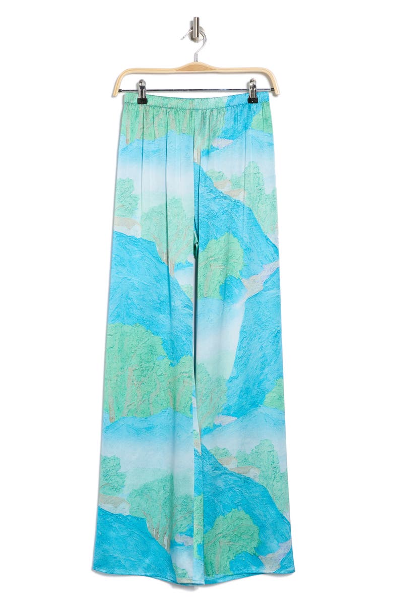 Cult Gaia Stacie Silk Straight Leg Pants, Alternate, color,