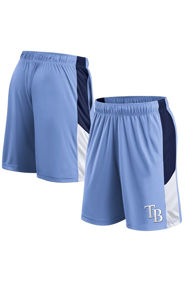 FANATICS Men's Fanatics Light Blue Tampa Bay Rays Primary Logo Shorts, Alternate, color, Light Blue