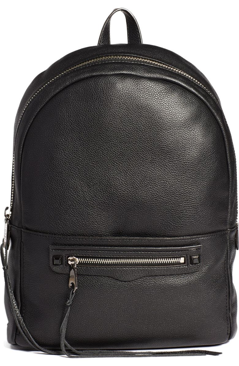 Rebecca Minkoff 'Always On Regan' Leather Backpack, Main, color,