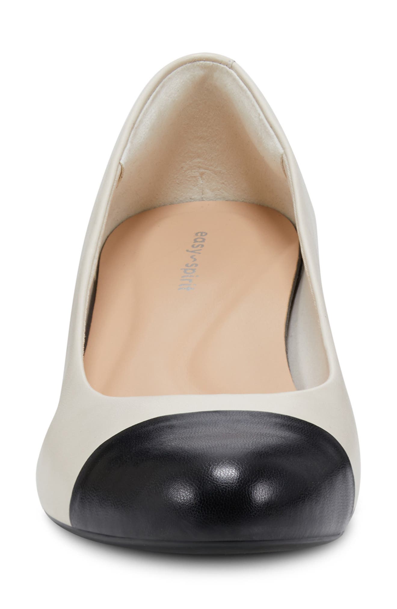 Lucinda Cap Toe Pump, Alternate, color, IVORY