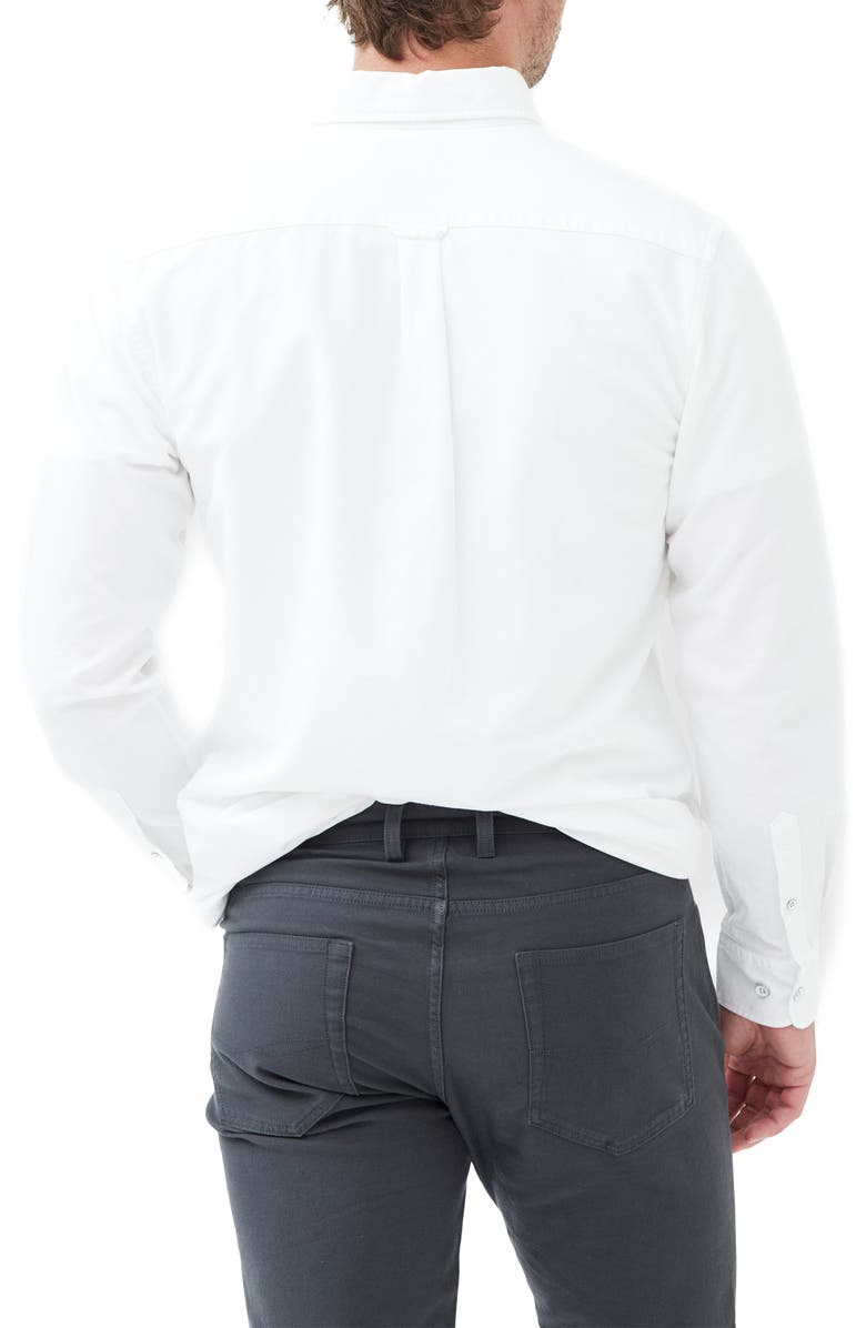 Rodd & Gunn North Island Solid Button-Down Shirt, Alternate, color, Blanc