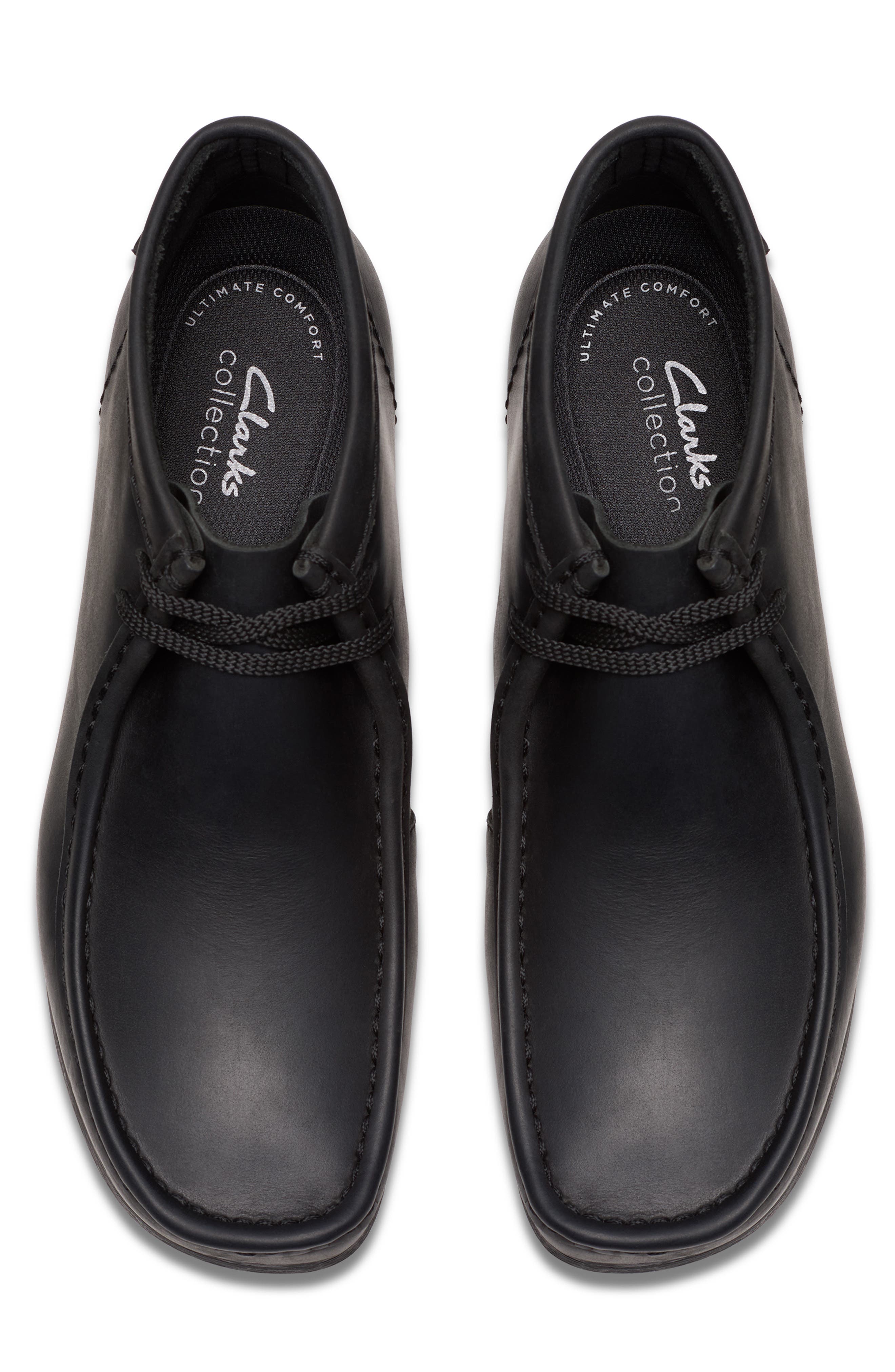 Clarks<sup>®</sup> Wallaston Chukka Boot, Alternate, color, Black Leather