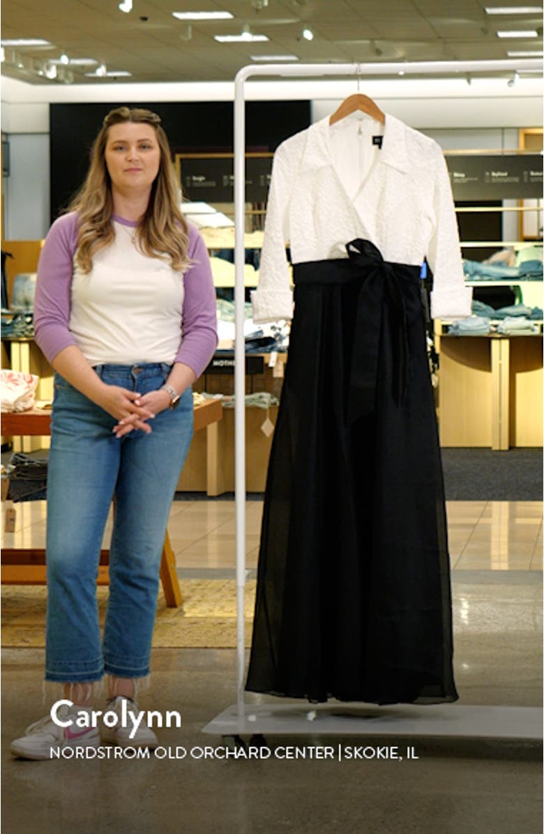 Collared Jacquard & Organza Ballgown, sales video thumbnail