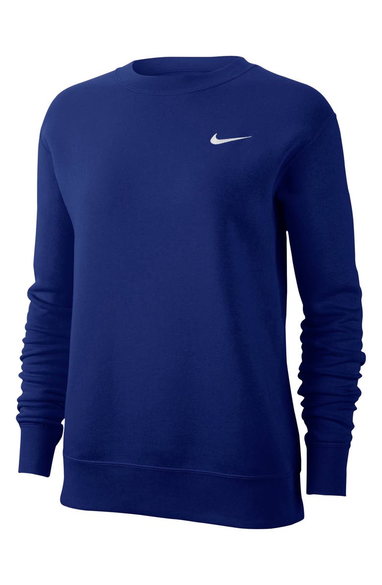 Nike Sportswear Essential Loose Fit Fleece Sweatshirt, Main, color,
