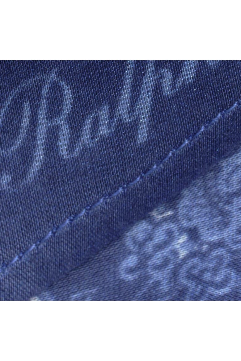 Tonal Floral Small Diamond, Alternate, color, Dark Blue