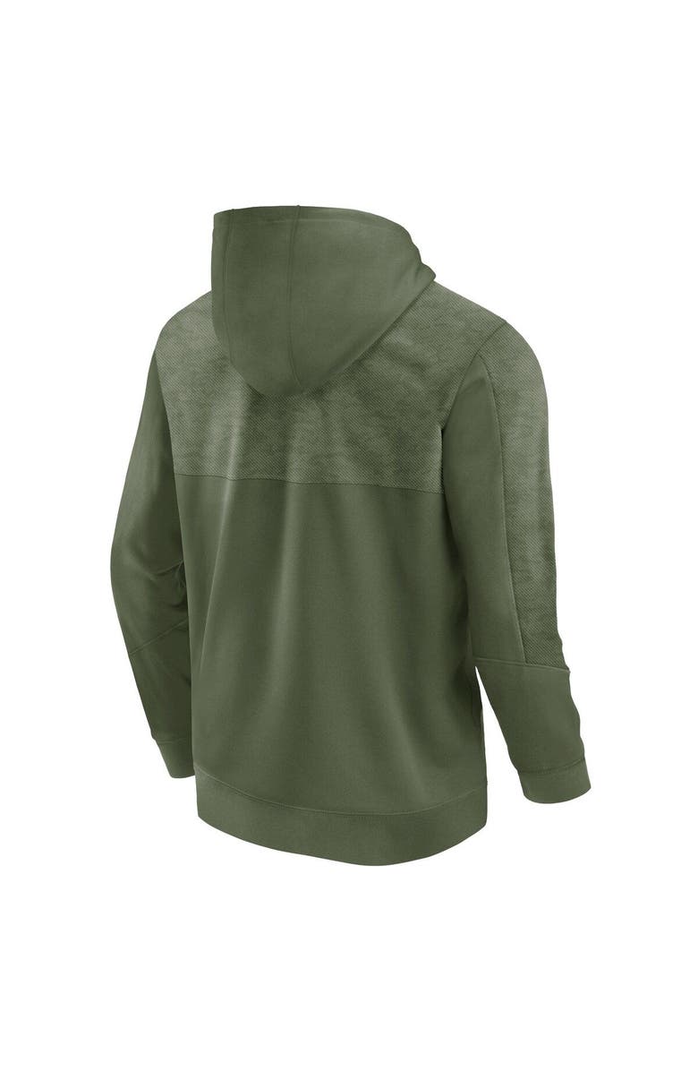 FANATICS Men's Fanatics Branded Olive Oregon Ducks OHT Military Appreciation Stencil Pullover Hoodie, Alternate, color, 